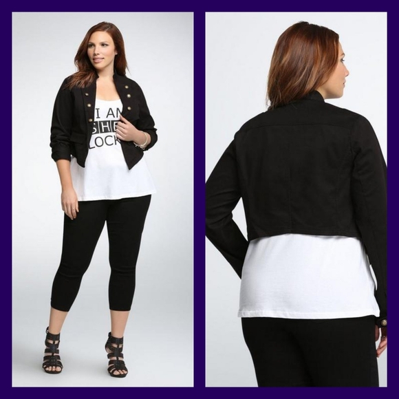 Torrid Military Jacket 4X Pre-owned EUC OBO - Picture 2 of 5